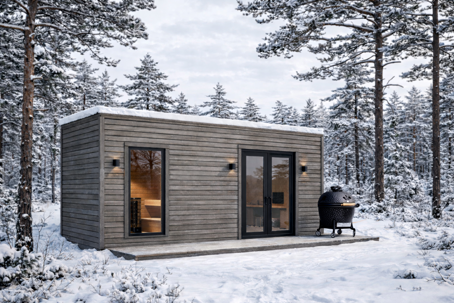 Mobilus namelis – apdaila