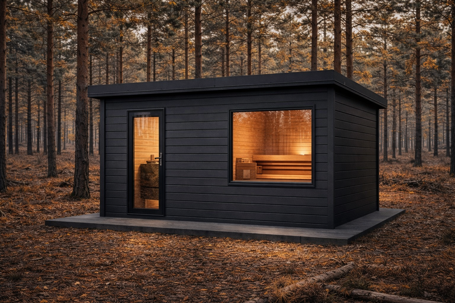 Sandėliukas su terasa